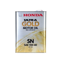 Синтетичне моторне мастило, 4 л HONDA Ultra Gold SN 5W-40