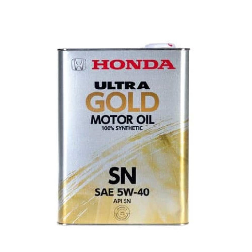 Синтетичне моторне мастило, 4 л HONDA Ultra Gold SN 5W-40