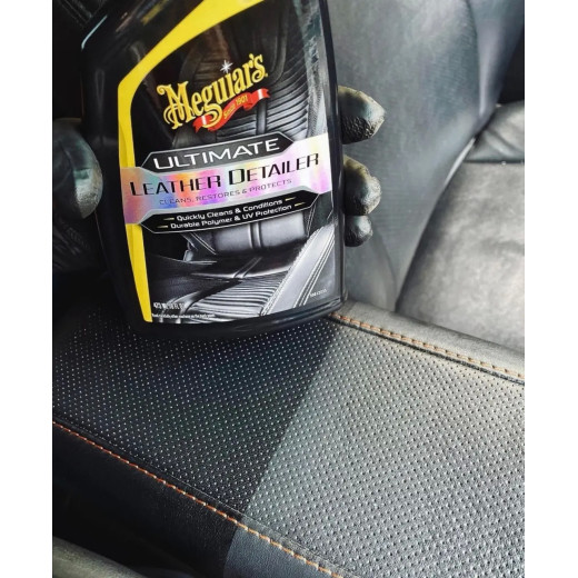 Спрей 3 в 1 Meguiar's для догляду за шкіряним салоном Ultimate Leather Detailer 473 мл