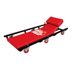 Лежак автослюсаря підкатний з відкидним підголовником