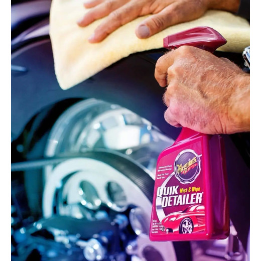 Швидкий догляд за кузовим авто - Meguiar's Quik Detailer Mist & Wipe 473 мл. (A3316)