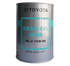 Синтетичне трансмісійне мастило, 1 л TOYOTA GEAR OIL SUPER 75W-90