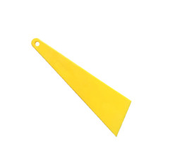 TM-104 Пластиковий сквидж, жовтий з гострим кутом - CARIGHT plastic squeegee