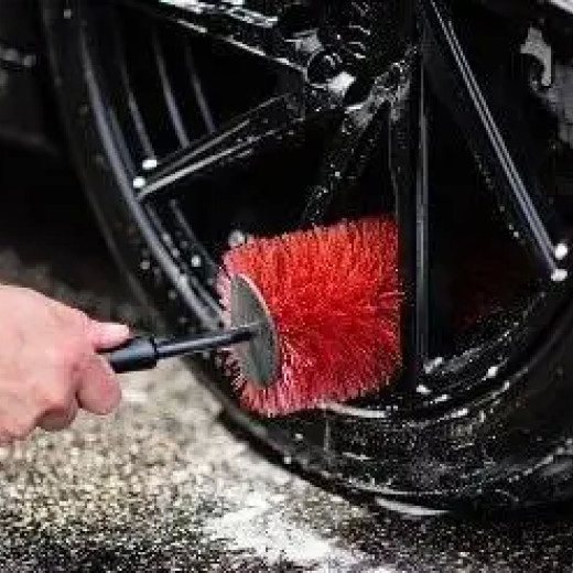 Щітка довга для чистки дисків - MaxShine Wheel Brush Long Series червоний (7011013)