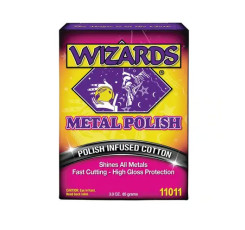Вата для очищення металу і хрому - Wizards Metal Polish 85 р. (11011)
