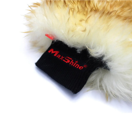 Рукавичка з лами для миття авто - MaxShine Lambswool Wash Mitt (8011004)