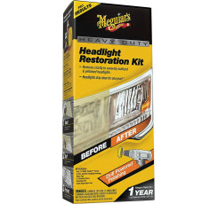 Набір для абразивного відновлення та захисту фар - Meguiar's Heavy Duty Headlight Restoration Kit (G2980)