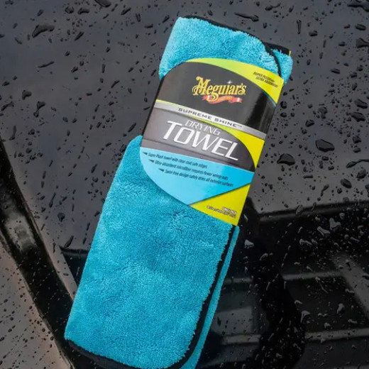 Мікрофібровий рушник для сушки - Meguiar`s Supreme Shine™ Drying Towel 39,37x54,61 см. синій (X210100)