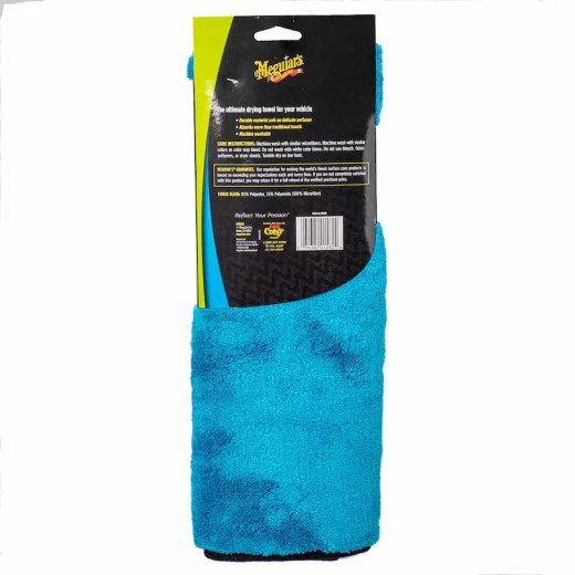 Мікрофібровий рушник для сушки - Meguiar`s Supreme Shine™ Drying Towel 39,37x54,61 см. синій (X210100)