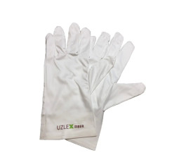 21911200 Мікрофіброві рукавички білі FIBER high-quality hand wrap gloves, white (1 pair) UZLEX