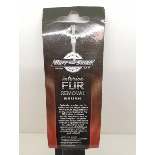 Щітка для видалення шерсті - Buff and Shine Pet Remover Rubber Brush чорний (FG-BRUSH)