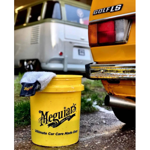 Відро пластикове для мийки авто - Meguiar's Yellow Bucket 19 л. жовтий (RG203)