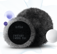 КРУГ ДЛЯ ПОЛІРУВАННЯ GYEON Q²M ROTARY WOOL CUT PADS ХУТРЯНИЙ РІЖУЧИЙ 125 ММ