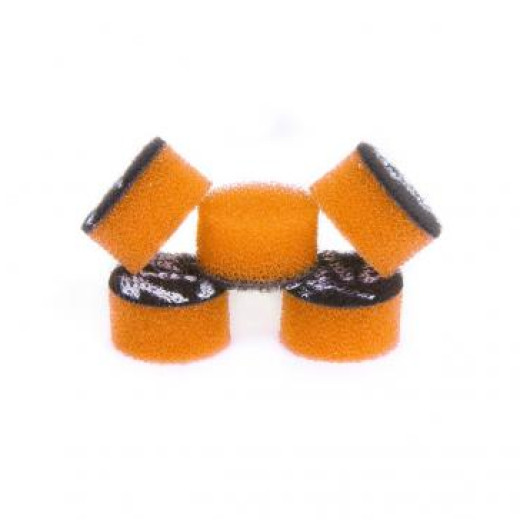 Полірувальний круг-пад поролон ZviZZer Ø15/9 mm Mini polishing sponge orange, середньої жорсткості, помаранчевий, ZVPSMini15MC