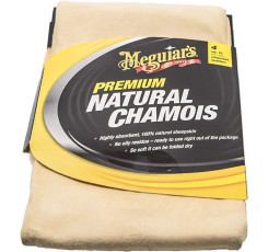 Рушник натуральний замшевий - Meguiar's Premium Natural Chamois 16x2x25 см. бежевий (X2100)