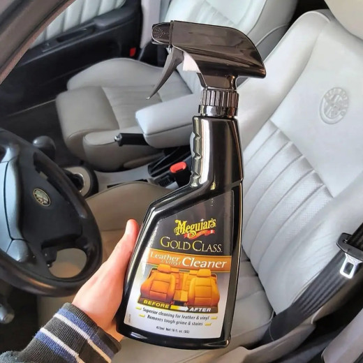 Очищувач Meguiar's для шкіри та вінілу Gold Class™ Leather & Vinyl Cleaner 473 мл