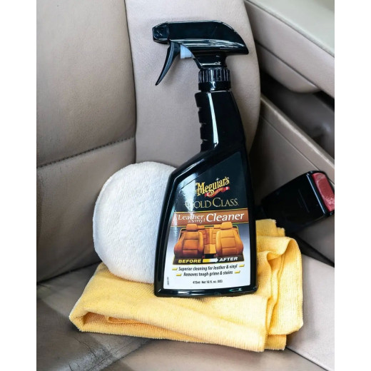 Очисник для шкіри та вінілу - Meguiar's Gold Class™ Leather & Vinyl Cleaner 473 мл. (G18516)