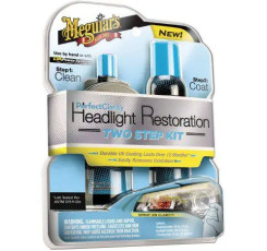 Набір для відновлення та захисту фар - Meguiar's Perfect Clarity Headlight Restoration 2-Step Kit (G2000)