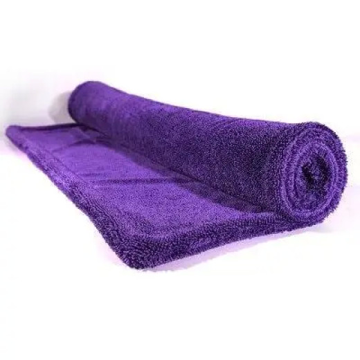 Рушник з крученої мікрофібри - MaxShine Duo Twisted Loop Drying Towel 50x60 см. 1200 gsm фіолетовий (1195060P)