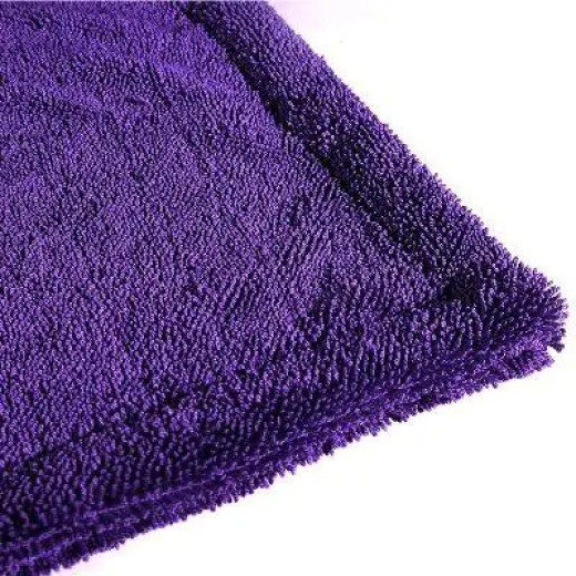 Рушник з крученої мікрофібри - MaxShine Duo Twisted Loop Drying Towel 50x60 см. 1200 gsm фіолетовий (1195060P)