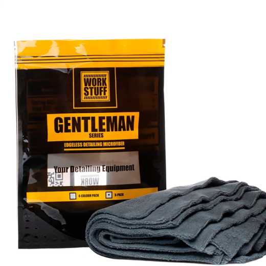 Набір з 5 мікрофібр сірого кольору Work Stuff Gentleman Basic 5-pack Grey