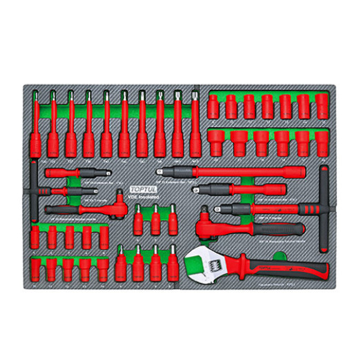 Набір інструменту електроізольованого VDE 48од. (В ложементі, тип D)