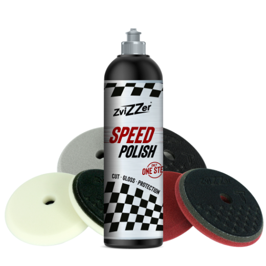 Zvizzer Black Box набір з 3 полірувальних падів з поролону і полірувальної пасти SPEED (ZV-BBOXSP) Zvizzer Black Box набір з 3 полірувальних падів з поролону і полірувальної пасти SPEED (ZV-BBOXSP)