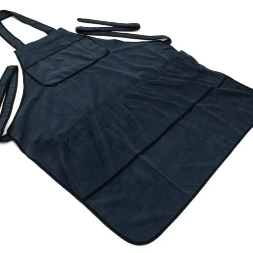 Микрофибровый фартух, великий - Autofiber Microfiber Detailing Apron чорний (APRON305BLBL-LG-1)