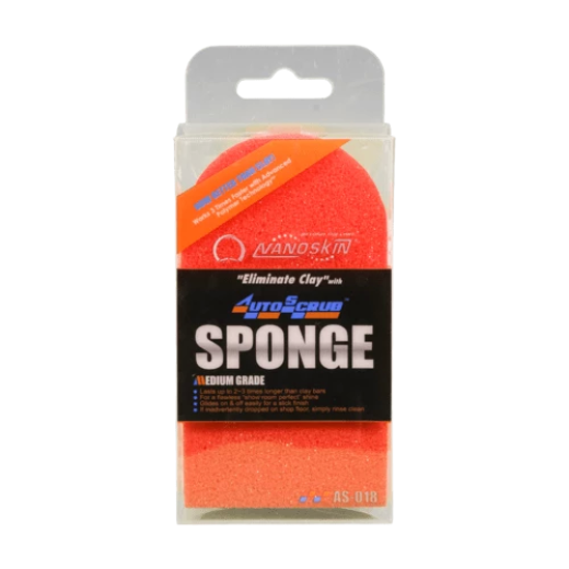 Автоскраб середньої жорсткості у вигляді бруска Nanoskin Autoscrub Sponge Medium Grade