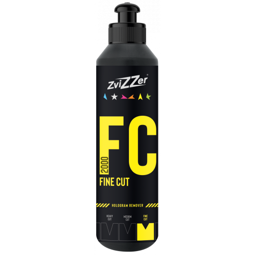 ZviZZer FC 2000 Fine Cut антиголограмна полірувальна паста ZV-ST00025010FC 250 ml