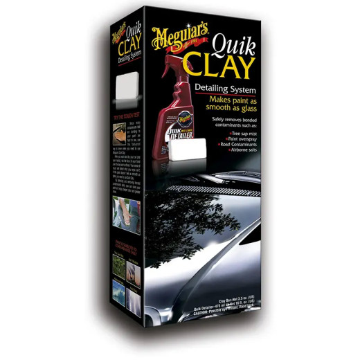 Стартовий набір для чищення кузова - Meguiar's Quik Clay Detailing System Starter Kit