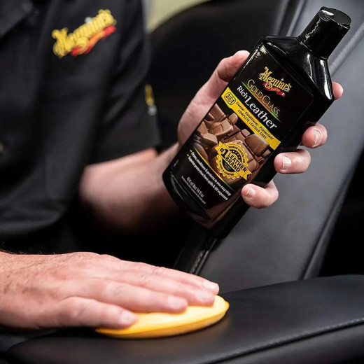 Лосьйон 3 в 1 для догляду за шкіряним салоном - Meguiar's Gold Class™ Rich Leather Lotion 3 in 1 414 мл. (G7214)