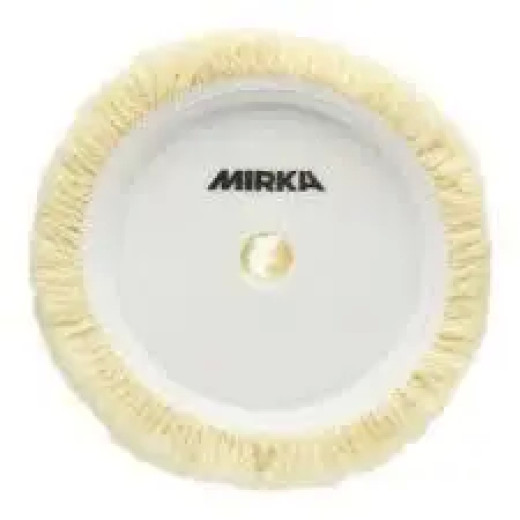 Полірувальний диск з крученої овчини - Mirka 150 мм. бежевий (7990155111)