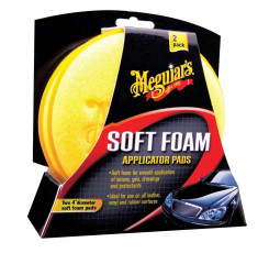 Набір аплікаторів поролонових - Meguiar's Soft Foam Applicator Pads 10 див. 2 шт. жовтий (X3070)