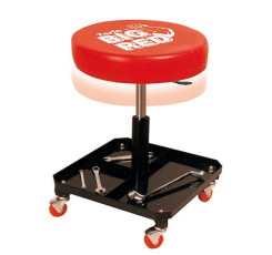 Стілець автослюсаря регулюємий з інструментальною полицею