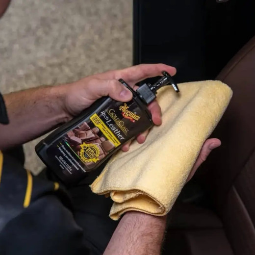 Гель 3 в 1 для догляду за шкіряним салоном - Meguiar's Gold Class™ Rich Leather Gel 400 мл. (G17914)