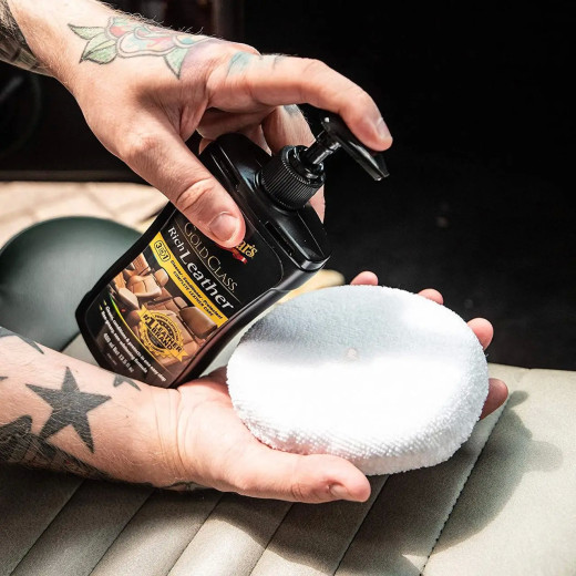 Гель 3 в 1 для догляду за шкіряним салоном - Meguiar's Gold Class™ Rich Leather Gel 400 мл. (G17914)