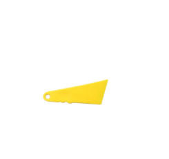 TM-105 Пластиковий которкий сквидж, жовтий - CARIGHT small squeegee