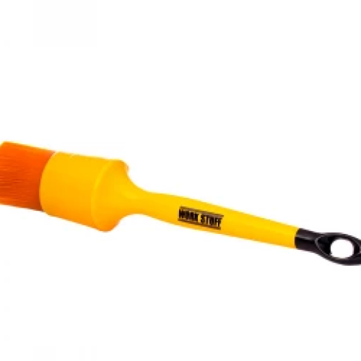 Хімстійкий синтетичний пензель Work Stuff Detailing Brush Albino Orange 40 mm