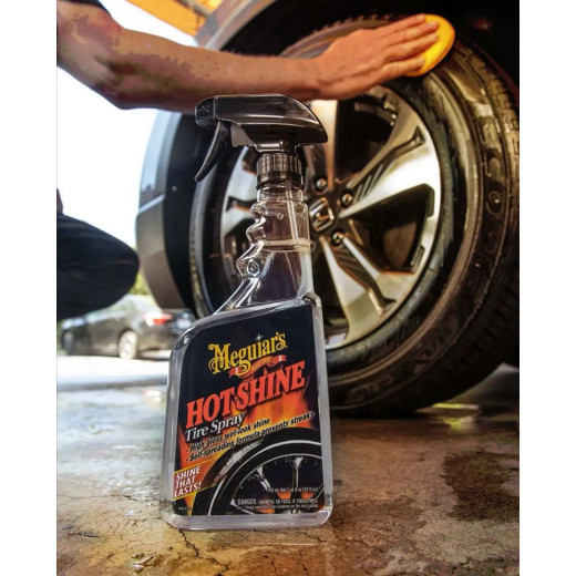 Спрей для чорніння шин - Meguiar's Hot Shine Tire Spray 709 мл. (G12024)