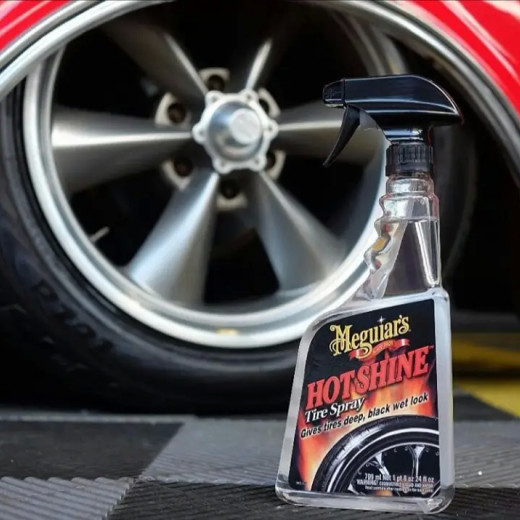 Спрей для чорніння шин - Meguiar's Hot Shine Tire Spray 709 мл. (G12024)