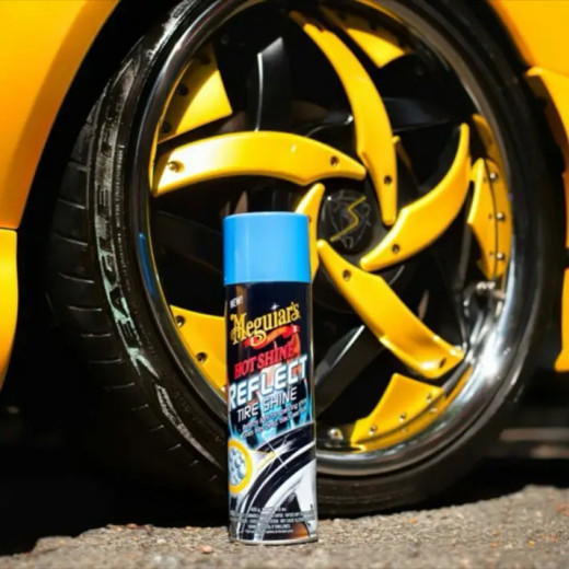 Спрей з блискавками для шин - Meguiar's Hot Shine Reflect Tire Shine 425 г. (G18715)