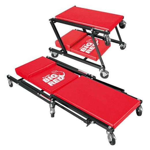 Лежак автослюсаря підкатний 2 в 1 Лежак автослюсаря підкатний 2 в 1