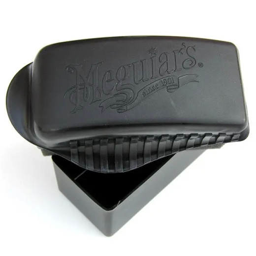 Аплікатор з утримувачем для чорніння гуми і пластику - Meguiar's Tyre Dressing Applicator Pad чорний (X3090)