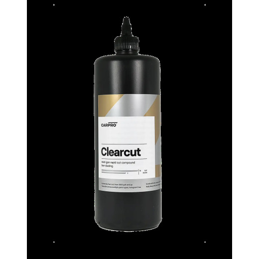 CarPro ClearCUT – полірувальна паста для швидкого полірування, без силікону, воску чи наповнювачів, 1000ml