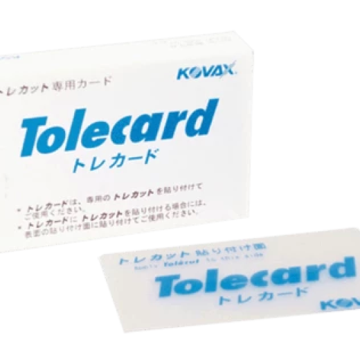 Жорстка підкладка для шліфувальних листів KOVAX Tolecut Tolecard 110×66 mm