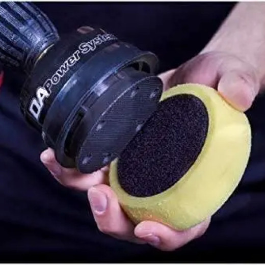 Набір середньої жорсткості кругів для полірування - Meguiar's DA Polishing Power Pads 90 мм. 2 шт. жовтий (G3508INT)