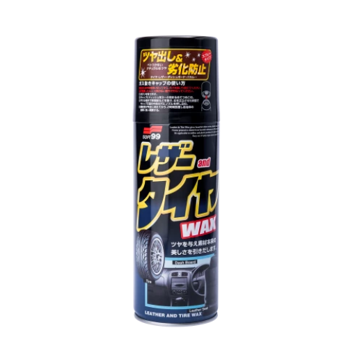 Покриття для пластику, гуми та шкіри SOFT99 Leather and Tire Wax