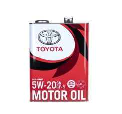 Синтетичне моторне мастило, 4 л TOYOTA Motor Oil SN 5W-20