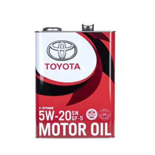 Синтетичне моторне мастило, 4 л TOYOTA Motor Oil SN 5W-20